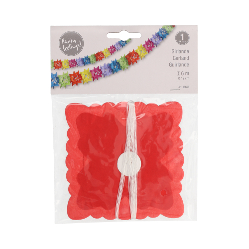 Girlande, Papier Ø 12 cm · 6 m