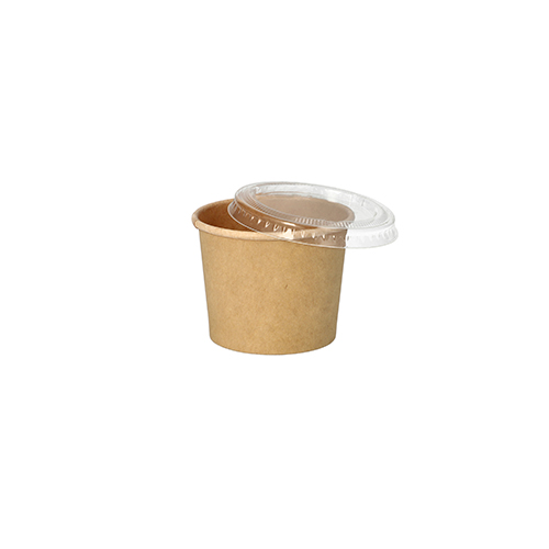 Portionsbecher, Pappe 60 ml Ø 6 cm · 4,9 cm braun