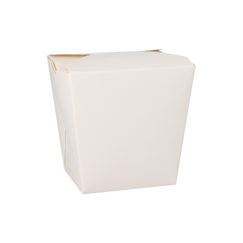 Snackboxen "ASIA" eckig 770 ml 10,3 cm x 8 cm x 6,6 cm weiss