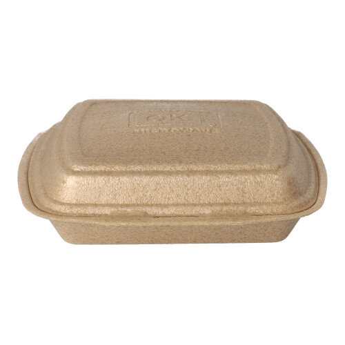 Menüboxen mit Klappdeckel, XPP ungeteilt 7 cm x 20,5 cm x 24 cm beige