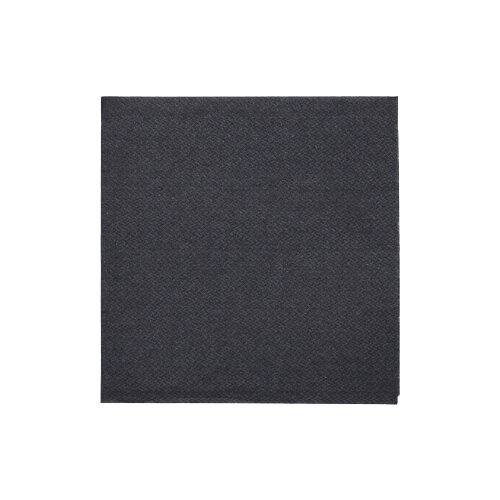 Servietten "DAILY Collection" 1/4-Falz 24 cm x 24 cm schwarz