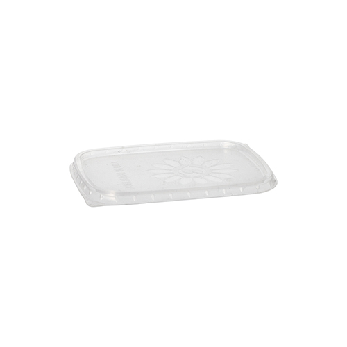 Deckel für Verpackungsbecher, PP eckig 0,6 cm x 8,1 cm x 10,8 cm transparent
