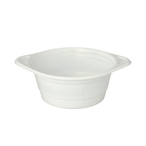Suppenschalen, PP 750 ml Ø 15,6 cm · 6,5 cm weiss mit Anfasser