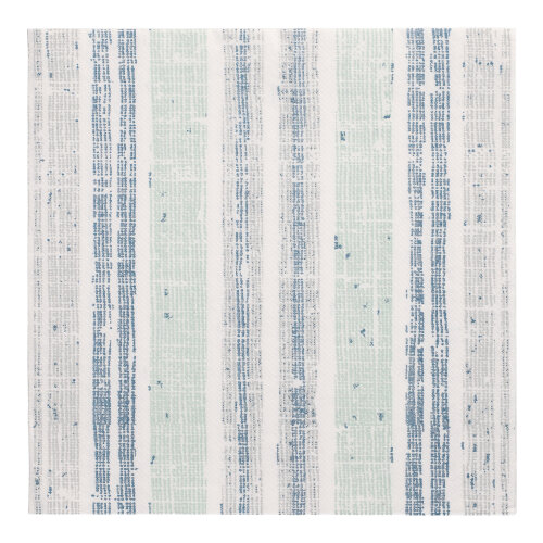 Servietten "ROYAL Collection" 1/4-Falz 40 cm x 40 cm dunkelblau "Stripes"