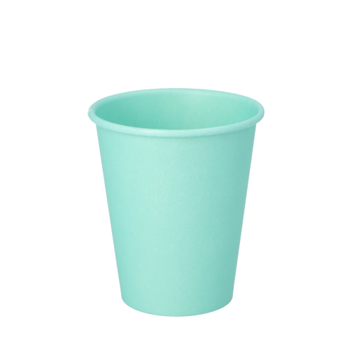 Trinkbecher, Pappe "To Go" 0,2 l Ø 8 cm · 9,2 cm türkis