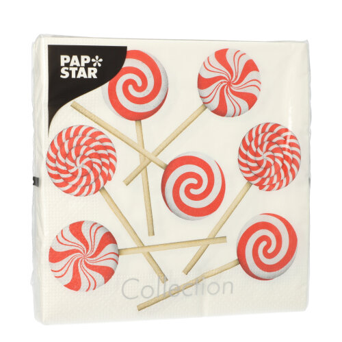 Servietten, 3-lagig 1/4-Falz 33 cm x 33 cm "Sweets"