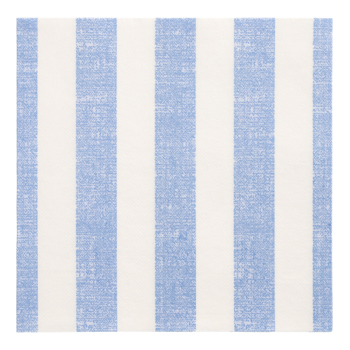 Servietten "ROYAL Collection" 1/4-Falz 40 cm x 40 cm blau "Lines"