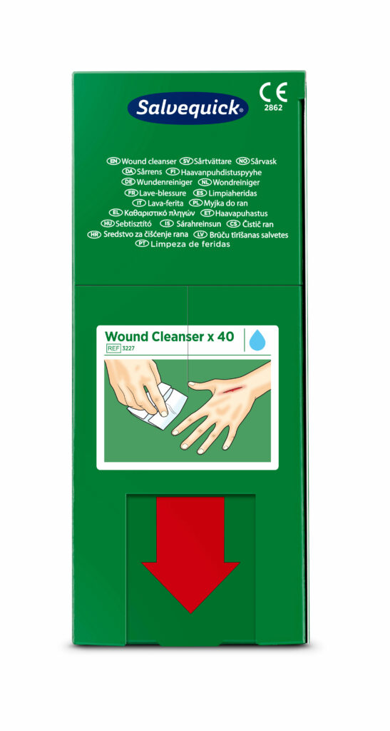 "Cederroth" Wipes Salvequick Wundreiniger refill für Savett-Spender REF 51011006