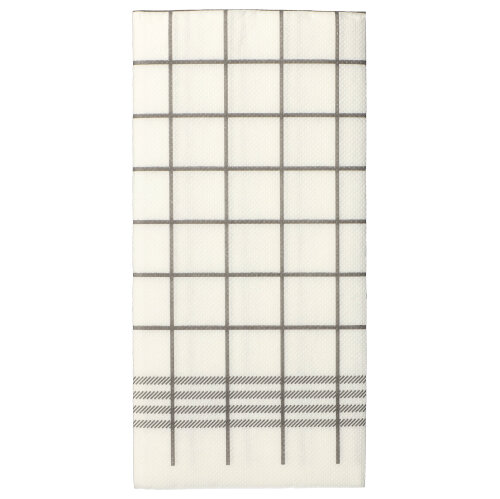 Servietten, 2-lagig "PUNTO" 1/8-Falz 39 cm x 40 cm grau "Kitchen Towel"