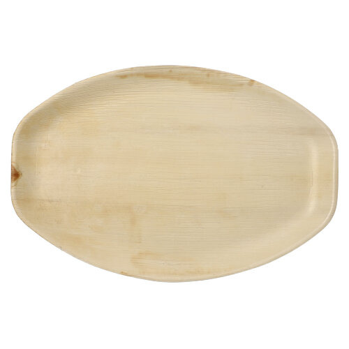 Tabletts, Palmblatt "pure" oval 3 cm x 43 cm x 29 cm natur