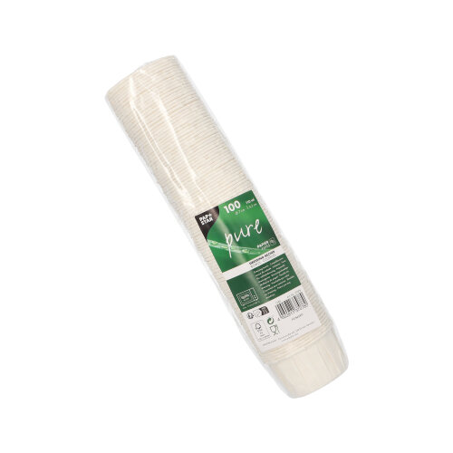 Dressingbecher, Papier "pure" 110 ml Ø 7 cm · 4,2 cm weiss