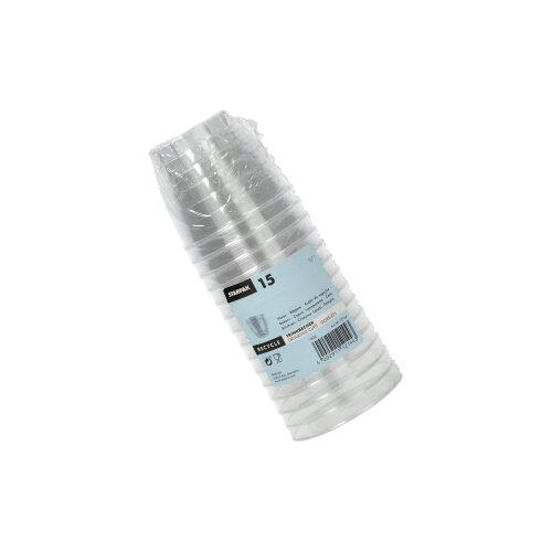 Trinkbecher, PS 0,1 l Ø 6,8 cm · 5,4 cm glasklar