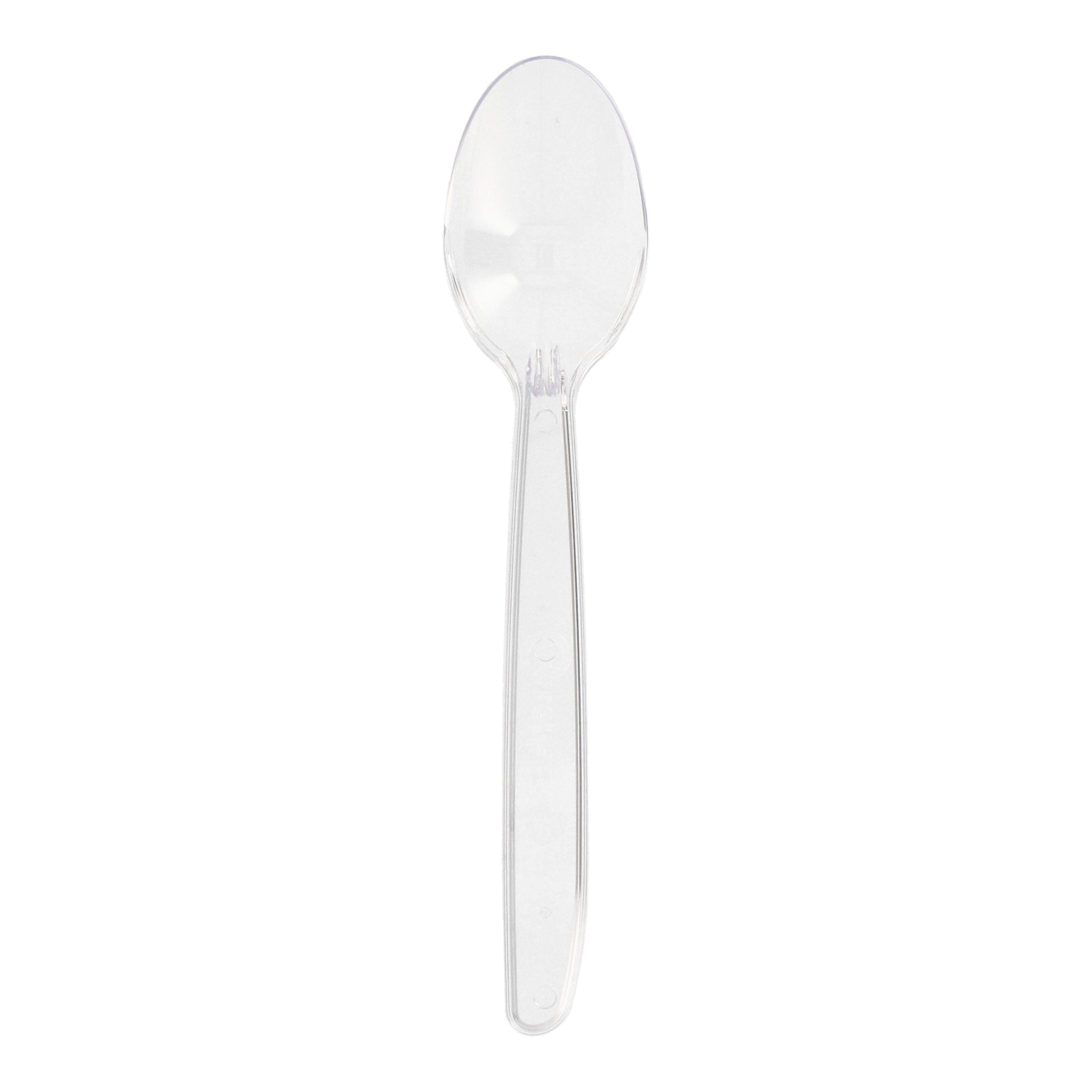 Mehrweg-Kaffeelöffel 13 cm transparent