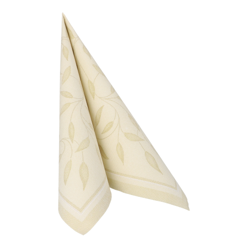 Servietten "ROYAL Collection" 1/4-Falz 40 cm x 40 cm champagner "New Mediterran"