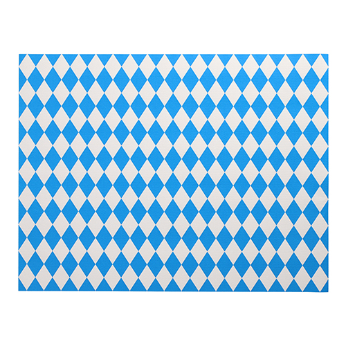 Tischsets, Papier 30 cm x 40 cm "Bayrisch Blau"