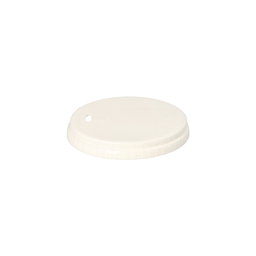Deckel für Trinkbecher, Pappe rund Ø 8 cm weiss