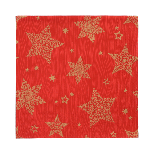 Servietten, 3-lagig 1/4-Falz 33 cm x 33 cm "Christmas Shine"