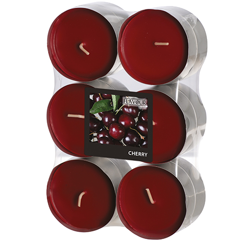 "GALA" Maxi Duftlichte Ø 58 mm · 24 mm bordeaux - Cherry