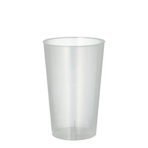 Mehrweg-Trinkbecher PP 0,3 l Ø 7,8 cm · 11,8 cm transluzent