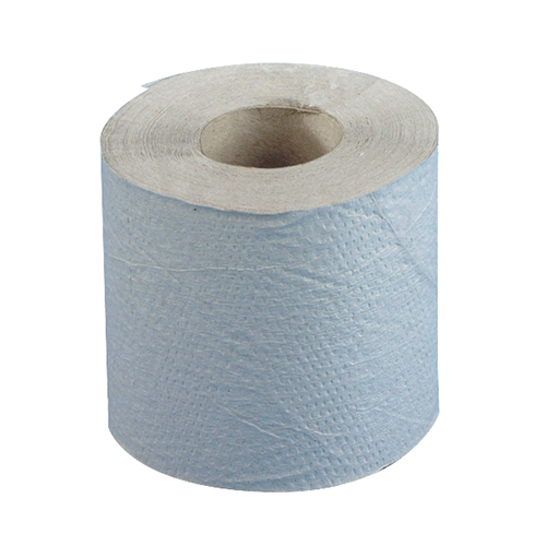Rollen Toilettenpapier, 1-lagiges Krepp Ø 11,5 cm · 12 cm x 9,8 cm natur "Basic" 400 Blatt