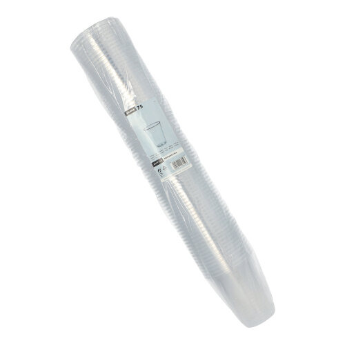Trinkbecher, PS 0,3 l Ø 9,5 cm · 11 cm klar mit Schaumrand