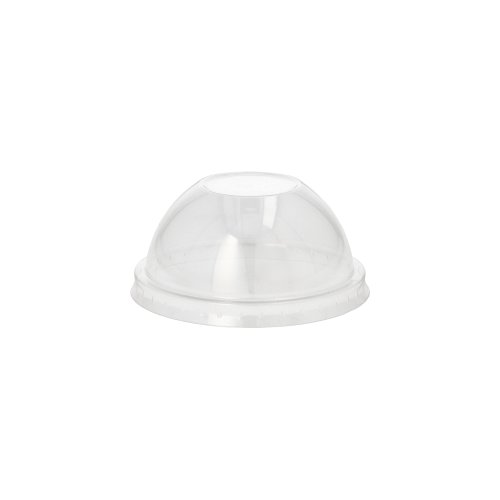 Dom-Deckel, PET Ø 8 cm · 4 cm glasklar ohne Lochung