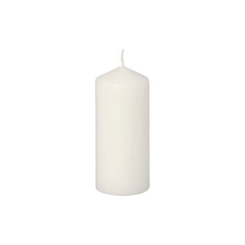 Stumpenkerzen Ø 40 mm · 90 mm weiss
