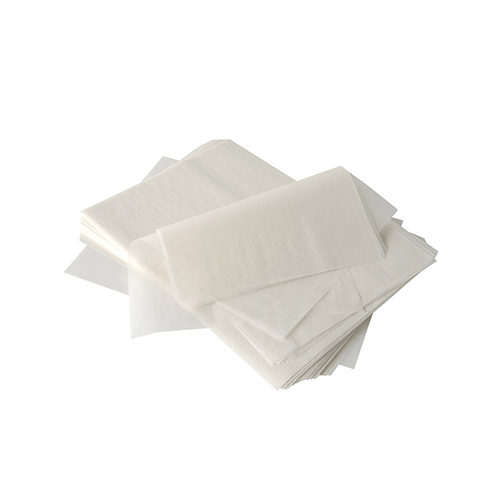 Blatt Sahneabdeckpapier 32 cm x 22 cm weiss mit Palmwachsbeschichtung