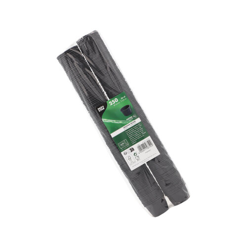 Dressingbecher, Papier 25 ml Ø 4,4 cm · 2,8 cm schwarz