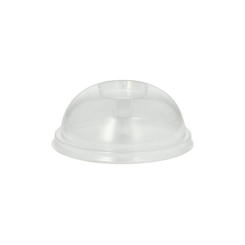 Dom-Deckel, PLA "pure" Ø 9,5 cm · 4,5 cm glasklar ohne Lochung