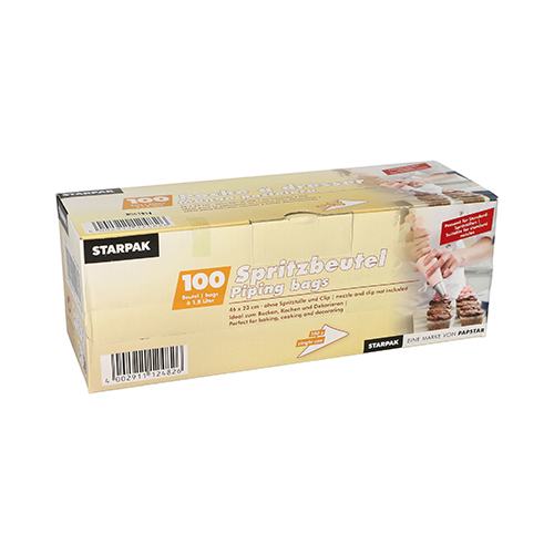 Spritzbeutel 1,8 l 46 cm x 23 cm transparent
