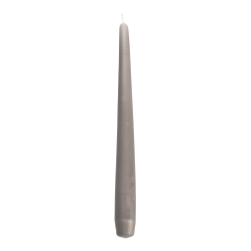 Leuchterkerzen Ø 2,2 cm · 25 cm grau