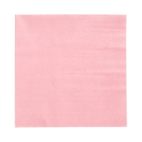Servietten, 1-lagig 1/4-Falz 33 cm x 33 cm rosa