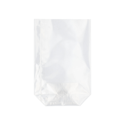 Bodenbeutel, PP 15 cm x 10 cm x 3,5 cm transparent