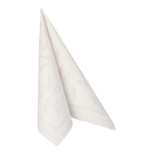 Servietten "ROYAL Collection" 1/4-Falz 40 cm x 40 cm weiss "New Mediterran"