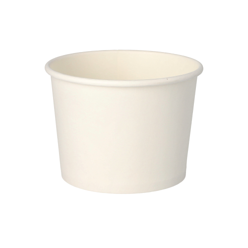 Suppenbecher, Pappe "To Go" 500 ml Ø 11 cm · 8,3 cm weiss