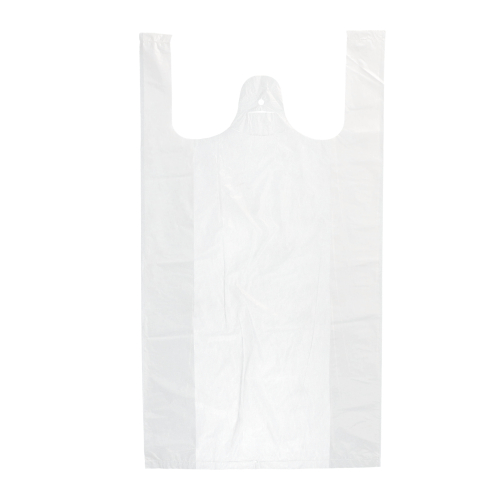 Hemdchen-Tragetaschen, HDPE 48 cm x 27 cm x 12 cm weiss