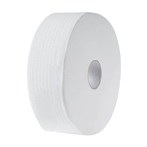 Rollen Toilettenpapier Zellulose Ø 27 cm · 350 m x 9 cm hochweiss Jumborolle 2-lagig