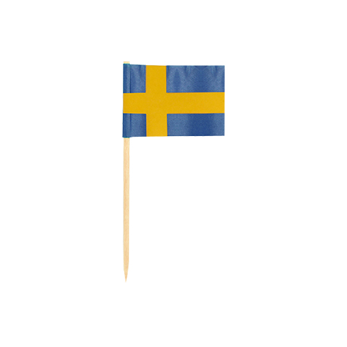 Deko-Picker 8 cm "Sweden"