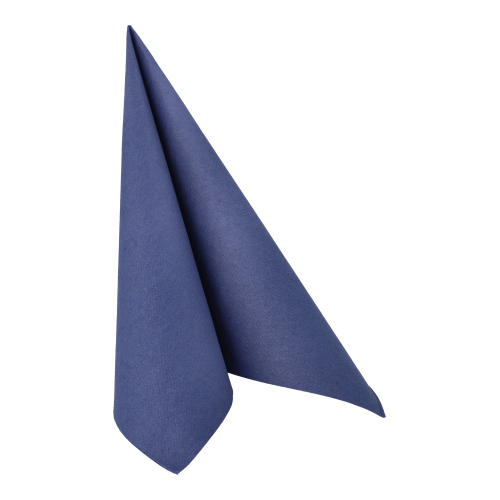 Servietten "ROYAL Collection" 1/4-Falz 40 cm x 40 cm dunkelblau in Papierverpackung