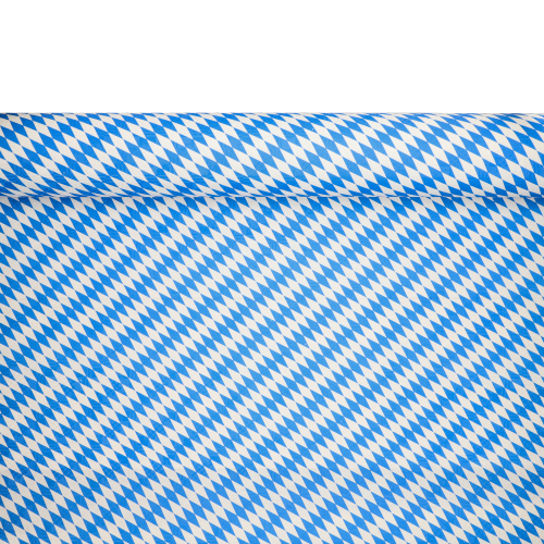 Papiertischtuch mit Damastprägung 50 m x 1 m "Bayrisch Blau"