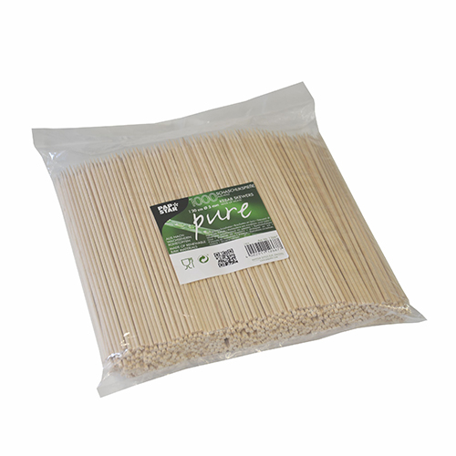 Schaschlikspieße, Holz "pure" Ø 3 mm · 20 cm