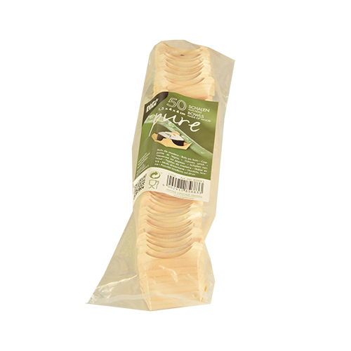 Fingerfood - Schalen, Holz "pure" eckig 1,5 cm x 4 cm x 4 cm