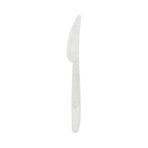 Mehrweg-Messer 18,5 cm transparent