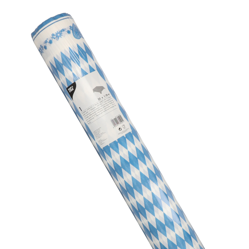 Tischdecke, stoffähnlich, Airlaid 25 m x 1,18 m "Bayrisch Blau"