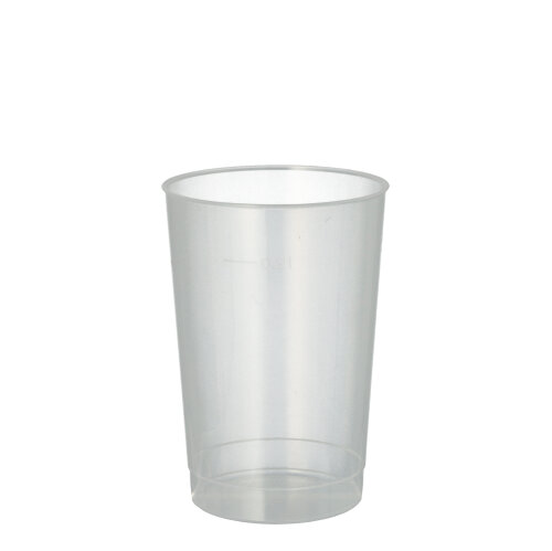 Mehrweg-Trinkbecher PP 0,2 l Ø 6,8 cm · 9,8 cm transluzent