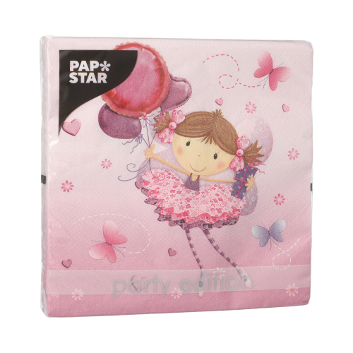 Servietten, 3-lagig 1/4-Falz 33 cm x 33 cm "Little Dancer"