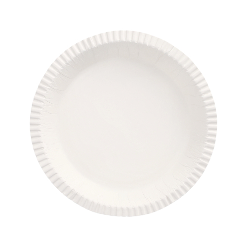 Schalen, Pappe rund Ø 19 cm · 2,4 cm weiss