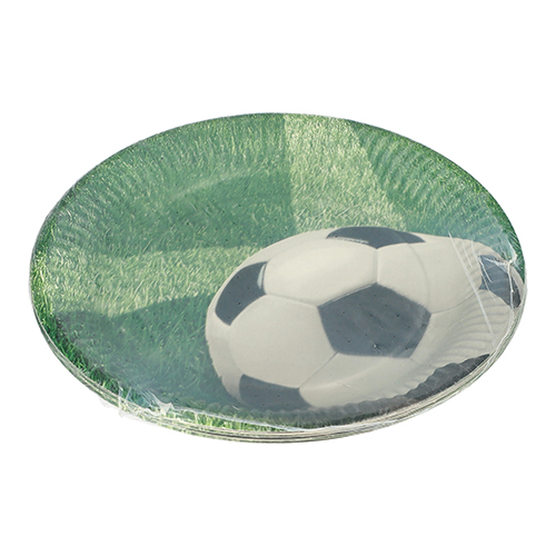 Teller, Pappe rund Ø 23 cm "Football"
