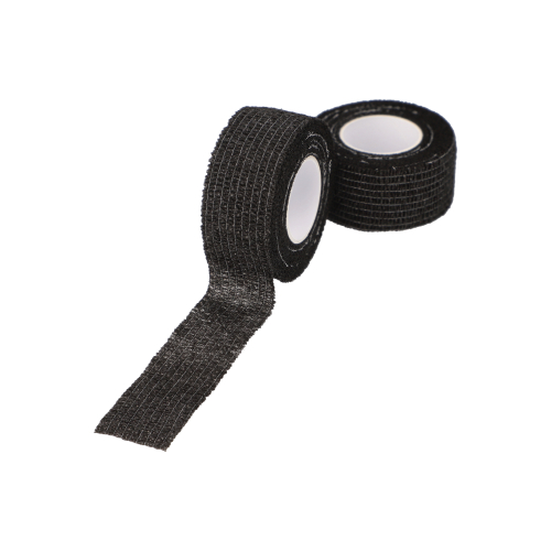Rollen Pflaster / Bandagen selbsthaftend 5 m x 2,5 cm schwarz